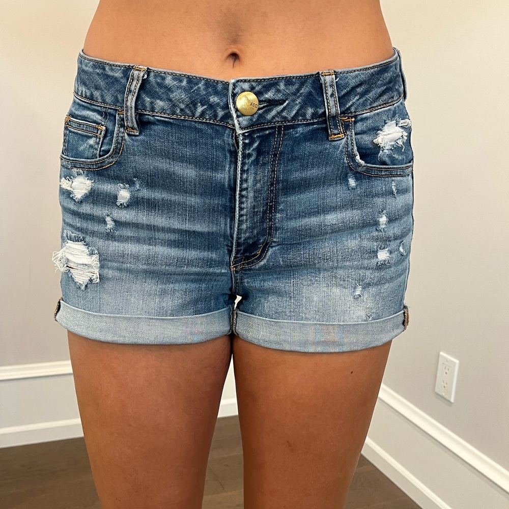American Eagle super stretch jean shorts